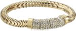 Nine West Women's Boxed Bracelet Pave Heart Stretch
